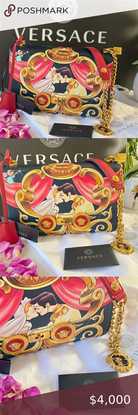 cinderella versace bag|Versace x Disney Cinderella Print Crossbody Wallet.